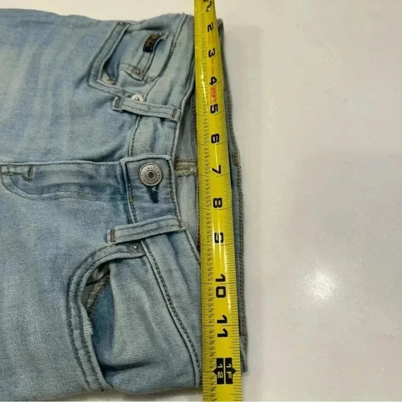 Polo RALPH LAUREN Girls Size 10  Skinny Jeans light wash Raw Hem - Picture 5 of 10